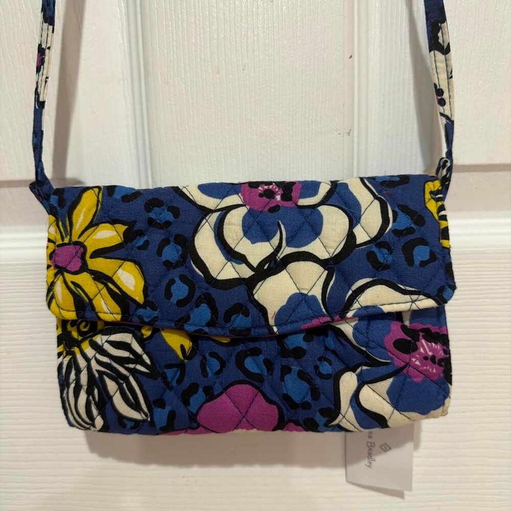 Vera Bradley African Violet Strap Wallet